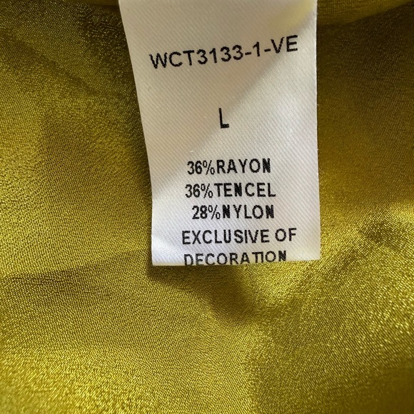 THML Olive Green Embroidered Striped Floral Maxi Dress L Ballon Sleeve. - Picture 15 of 15